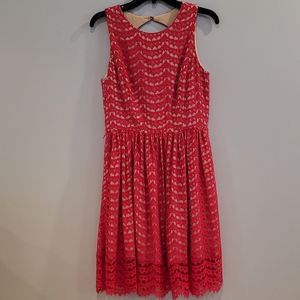 Eliza J sleeveless lace dress